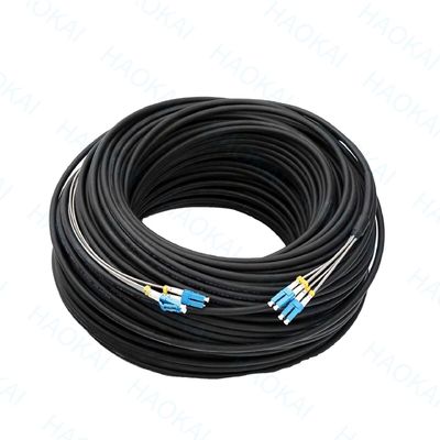 FTTH Drop Fiber Patch Cord SC APC FC ST LC Steel Wire FRP Συστήματα κέντρων δεδομένων