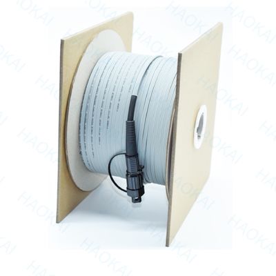 FTTH Pull Out Type Mini SC APC Εξωτερικό καλώδιο πτώσης Αδιάβροχο καλώδιο ινώδους επικάλυψης
