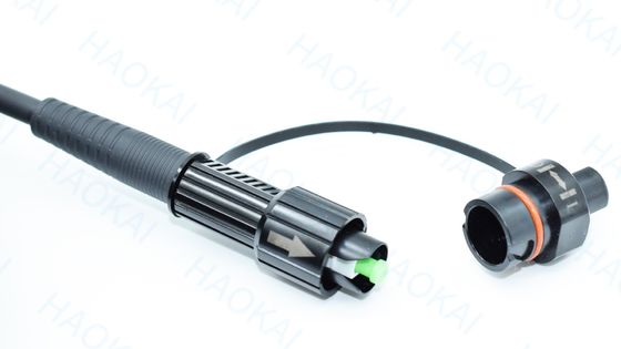 IP68 FTTX Solution Patch Cord FTTA Εξωτερικό καλώδιο ινώδους ινών Αδιάβροχο SC APC LC συνδετήρα