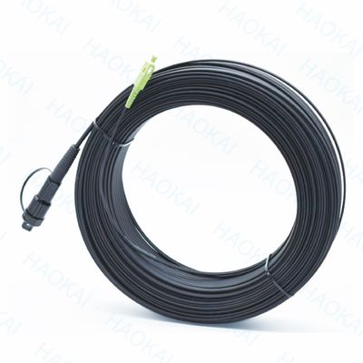 IP68 FTTX Solution Patch Cord FTTA Εξωτερικό καλώδιο ινώδους ινών Αδιάβροχο SC APC LC συνδετήρα
