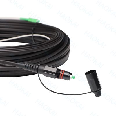 IP68 FTTX Solution Patch Cord FTTA Εξωτερικό καλώδιο ινώδους ινών Αδιάβροχο SC APC LC συνδετήρα