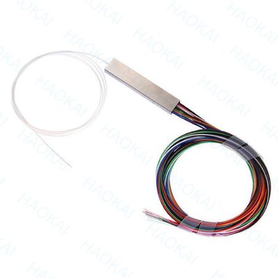 1X2 Μίνι Fiber PLC Splitter PBT Coupler με σύνδεσμο SC / APC