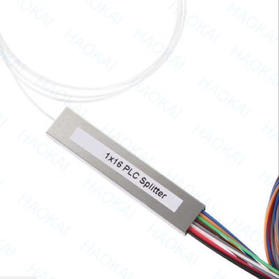 FTTH 1x4 1x8 Fiber PLC Splitter Μίνι Σιδηροσωλήνες Με Συνδετήρα SC APC