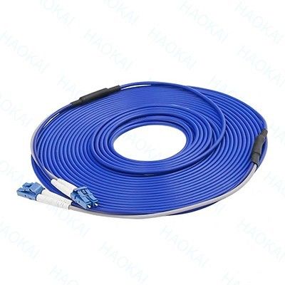 12 πυρήνας θωρακισμένο οπτικό ινώδες patch cord SC-SC κλάδος αδιάβροχο καλώδιο OM3