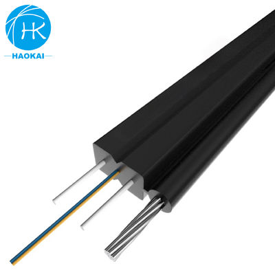 FTTH εσωτερικό καλώδιο πτώσης Ατσάλινο καλώδιο 1 πυρήνα 2 πυρήνα 4 πυρήνες αυτοβοηθούμενο οπτικό καλώδιο ινών