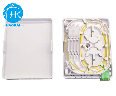 Τείχος τοποθετημένο Fiber Rosette Box 1port 2port Mini Faceplate Οπτικό FTTH Box