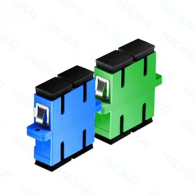 PVC Duplex SC APC UPC Adapter μήκος κύματος 1260nm - 1650nm για τηλεπικοινωνίες