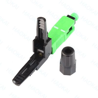 SC APC Fiber Optic Fast Connector 55mm μήκος Fiber Optic Quick Connector