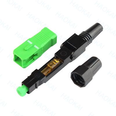 SC APC Fiber Optic Fast Connector 55mm μήκος Fiber Optic Quick Connector