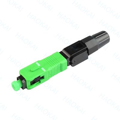 SC APC γρήγορος σύνδεσμος FTTH καλώδιο πτώσης οπτικών ινών γρήγορος σύνδεσμος