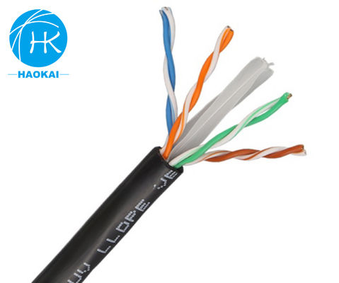UTP CAT6 UV αντίσταση εξωτερικό καλώδιο LAN Cat6 Ethernet καλώδιο δικτύου 300m