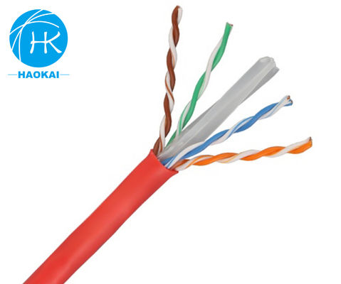 Ασφαλημένο εσωτερικό FTP CAT6 LAN καλώδιο 23awg καλώδιο δικτύου χαλκού