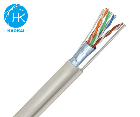 UTP CAT5E Εξωτερικό καλώδιο LAN στερεή μόνωση HDPE με αγγελιοφόρο