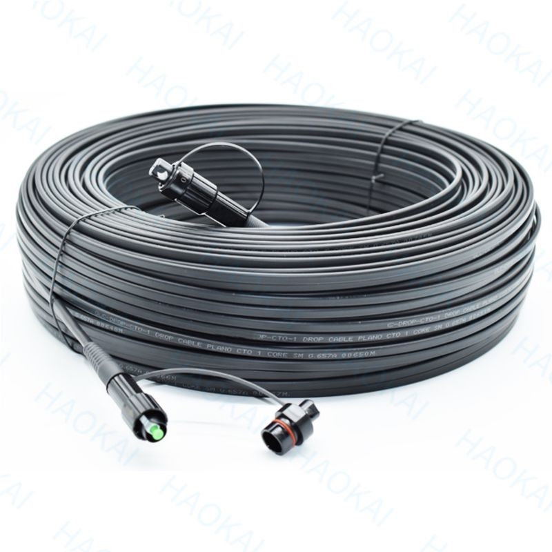 Εξωτερικό FTTH Fiber Optic Patch Cord Mini SC APC Αδιάβροχος συνδετήρας