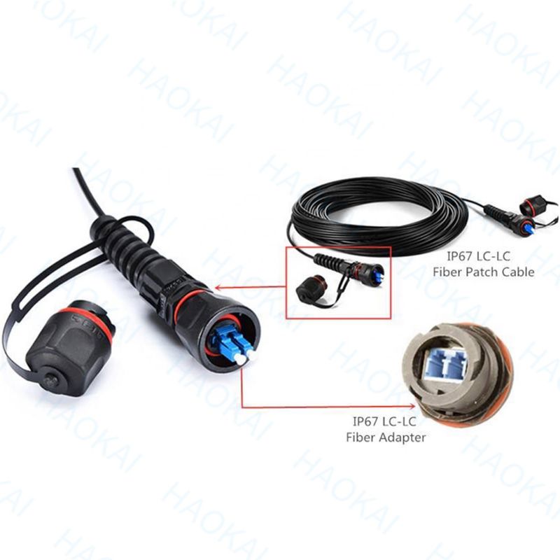 Μίνι IP SC APC OptiTap LC UPC FTTH Drop Cable Assembly Αδιάβροχος σύνδεσμος