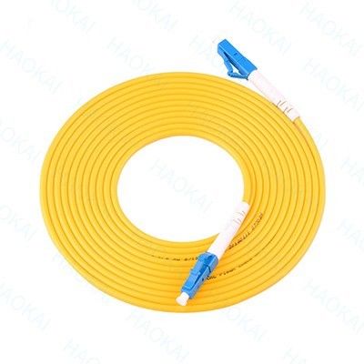 Διπλό Lc Lc Patch Cord Single Mode Fiber Optic Patch Cord Αρχιτεκτονικές υψηλής πυκνότητας