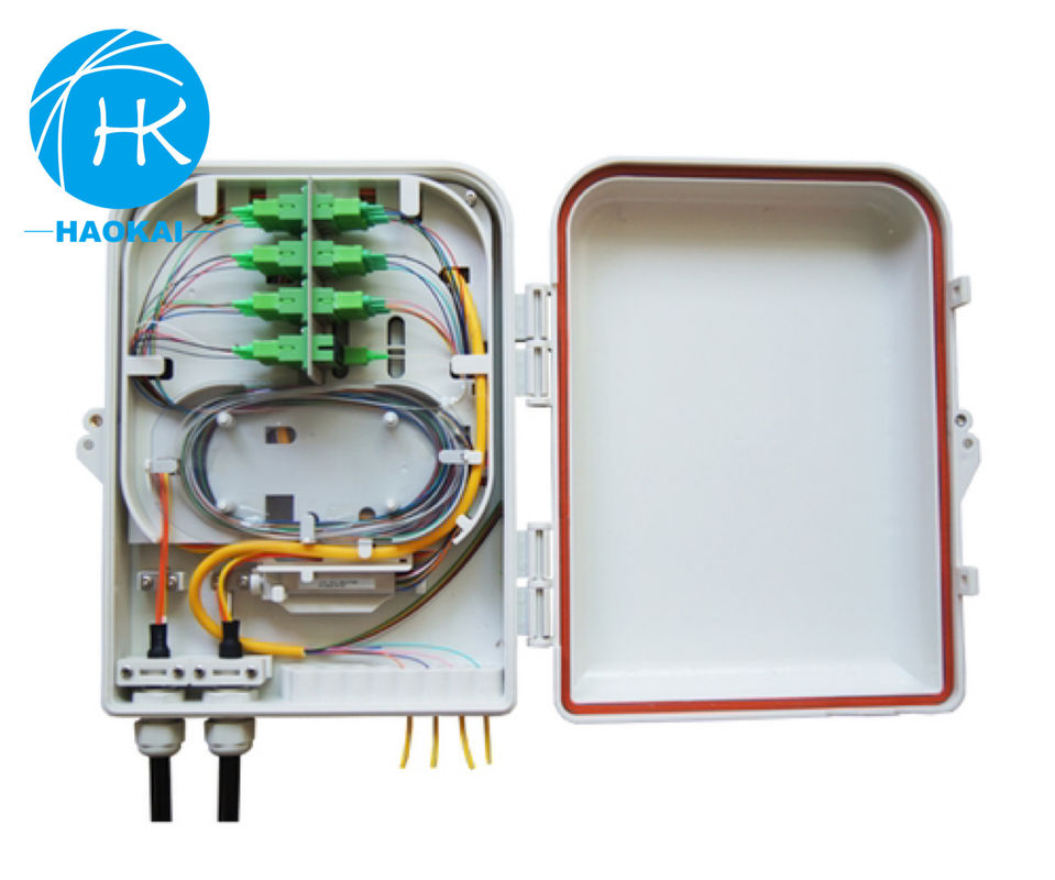 Αεροπορικό αδιάβροχο FTTH Box 16port οπτική ίνα τοίχος τοποθέτηση διανομής Box Splice κλείσιμο